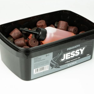 Combo Mikbaits Jessy - peletový mix + lososový olej