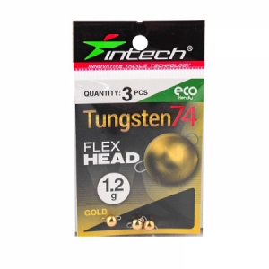 Čeburaška Intech Tungsten 74 Flex Head Gold - zlatá