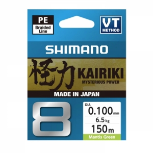 Šnúra Shimano Kairiki 8 Mantis Green 150m