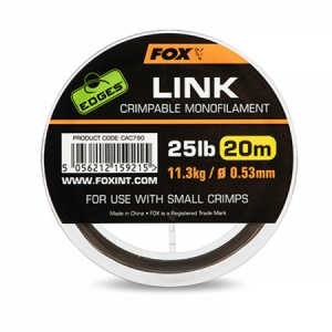 Náväzcový vlasec na krimpovanie Fox Edges Link Monofilament
