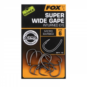 Háčik Fox Edges Super Wide Gape Inturned Eye