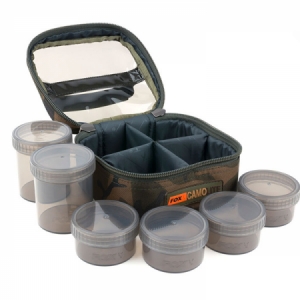 Taška na nástrahy a dipy Fox Camolite Glug 6 Pot Case
