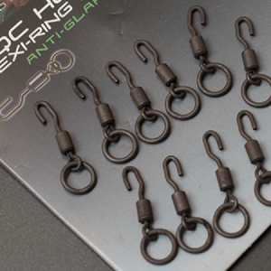 Obratlík s krúžkom na Ronnie rig Gardner Covert QC Hook veľ.12