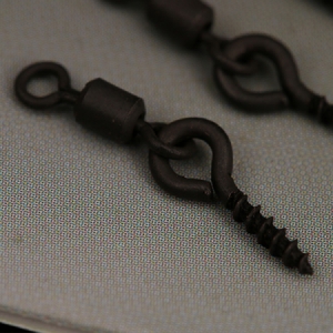 Skrutka s obratlíkom na boilies Gardner Covert Swivel Bait Screws