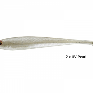 Gumená nástraha Daiwa Duckfin Shad 12,5cm Nature + UV set