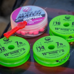 Feedrový nadväzec Guru QM1 Standard Hair Rigs 38cm