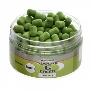 Dumbelky Bait-tech Special G Green Wafters - neutrálne vyvážené