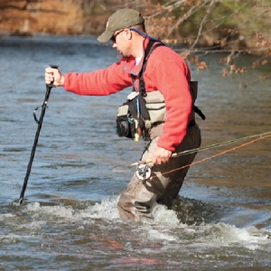 Brodiaca palica Taimen Deep Water Carbon Wading Staff