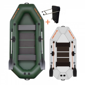 Čln Kolibri K 240 T - lamelová podlaha + držiak motora