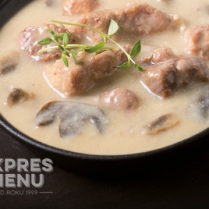 Expres Menu Bravčové na šampiónoch - 2 porcie
