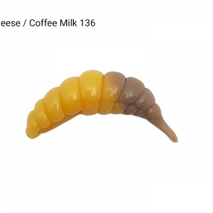 Larva FishUP Ozi 3cm - dvojfarebná, syr