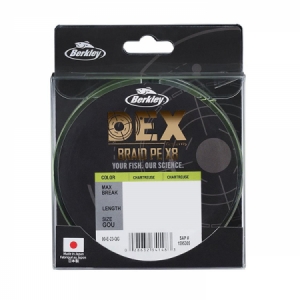 Šnúra Berkley DEX Braid PE X8 150m - fluo zelená