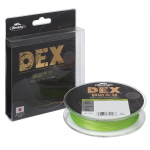 Šnúra Berkley DEX Braid PE X8 150m - fluo zelená