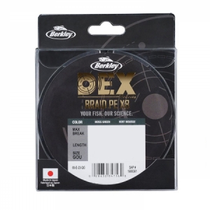 Šnúra Berkley DEX Braid PE X8 150m - zelená