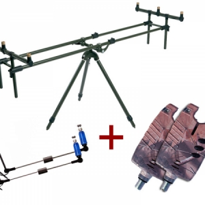 Stojan Mivardi Tripod Premium + !ZADARMO! 2x signalizátor + 2x swinger