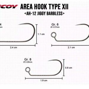 Háčik Decoy Area Hook Type XII Jiggy