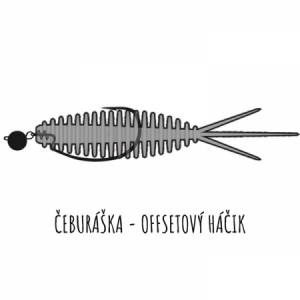 Libra Lures Turbo Worm Mini 35 - cesnak