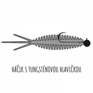 Libra Lures Turbo Worm Mini 35 - cesnak
