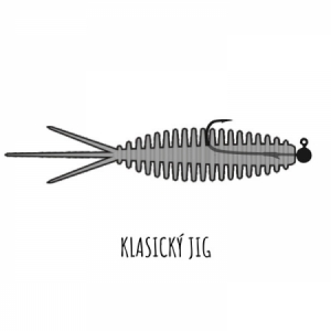 Libra Lures Turbo Worm Mini 35 - cesnak