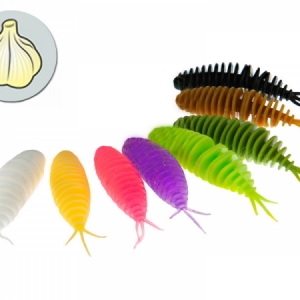 Libra Lures Turbo Worm Mini 35 - cesnak