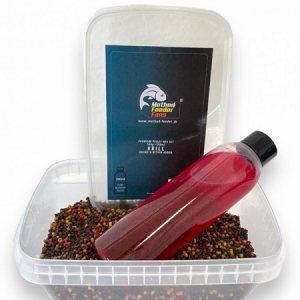 Pelety + booster Method Feeder Fans Premium Pellet Mix Set Fluo