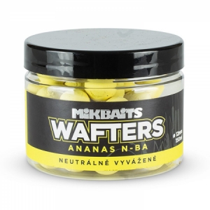 Neutrálne vyvážené fluo boilies Mikbaits Wafters 16mm