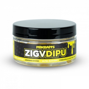 Ultra plávajúce fluo boilies Mikbaits Zig v dipe 15mm