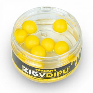 Ultra plávajúce fluo boilies Mikbaits Zig v dipe 15mm