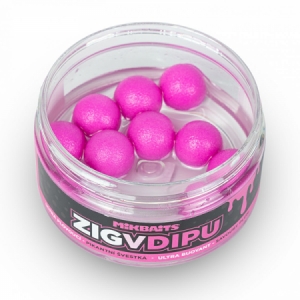 Ultra plávajúce fluo boilies Mikbaits Zig v dipe 15mm