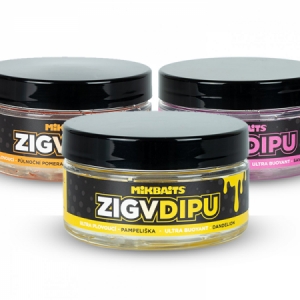 Ultra plávajúce fluo boilies Mikbaits Zig v dipe 15mm
