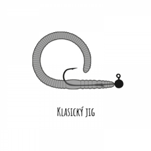 Libra Lures Flex Worm 95 - krill