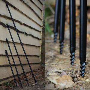 Vidlička Giants Fishing Banksticks Powerdrill Black