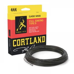 Muškárska šnúra Cortland 444 Classic Full Sinking Type 6