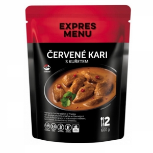 Expres Menu Červené kari s kuracím mäsom - 2 porcie