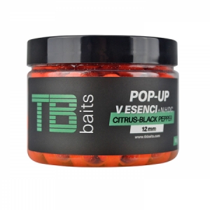 Plávajúce boilies TB Baits Pop Up v esencii + NHDC 12mm