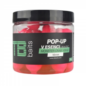 Plávajúce boilies TB Baits Pop Up v esencii + NHDC 16mm