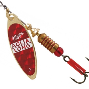 Mepps Aglia Long Redbo - strieborná