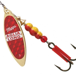 Mepps Aglia Long Redbo - strieborná