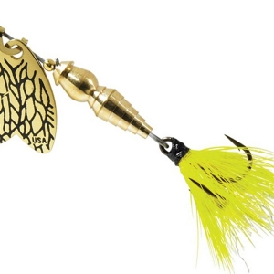 Mepps Bug Yellow May - zlatá + žltá májovka