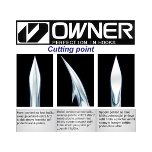 Háčik s lopatkou Owner Cut Chinu 50339